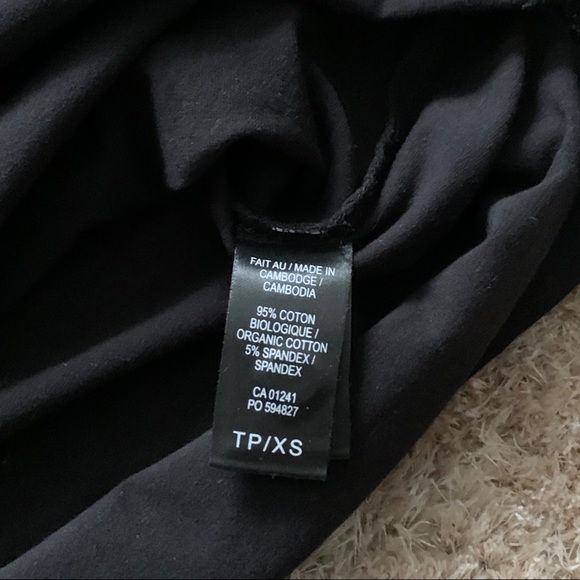 Extra Small Black Stretchable Simons Polo T-Shirt - Picture 6 of 7